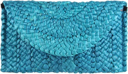 Vista 12 de Freie Liebe Bolsos de mano de paja para mujer, bolsos de playa de verano, bolsos de mano tejidos tipo sobre Beige