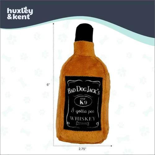 Vista 6 de Huxley & Kent Juguete divertido para perros con chirriador, juguetes chirriantes de felpa para perros pequeños, animal de peluche pequeño y duradero