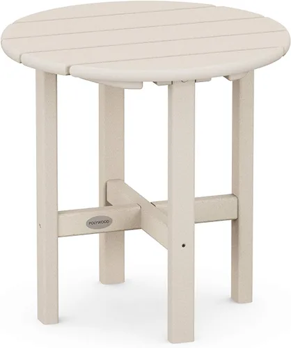 Vista 17 de POLYWOOD Mesa auxiliar redonda de 18" en azul marino
