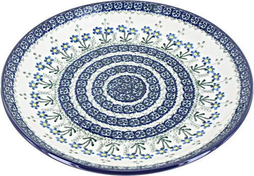 Vista 16 de Cerámica pulida de rosa azul – Plato de cena Athena marrón – 10.5 pulgadas de diámetro – Ideal para comidas diarias, comidas informales o como