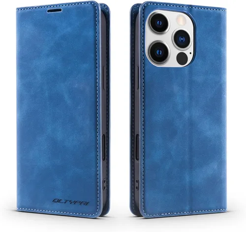 Vista 35 de QLTYPRI Funda tipo cartera para iPhone Air, 3 tarjeteros, color negro Funda de piel sintética de alta calidad, cierre magnético, soporte