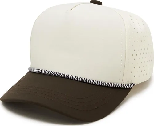 Vista 25 de Funky Junque Sombrero de camionero de cuerda de golf para niños Certificado Mamas Boy - Marrón/Beige