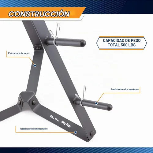 Vista 6 de Marcy Soporte para Discos para Discos de Peso de Tamaño Estándar/Estante de Almacenamiento para Pesas de Ejercicio PT-36 gris oscuro, 34.00 x 9.00 x
