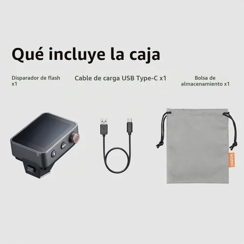 Vista 9 de GODOX X3 PRO X3PRO-C Disparador de flash para cámara Canon, transmisor de pantalla táctil inalámbrico TTL de 2.4G, compatible con control Bluetooth