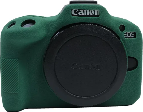 Vista 9 de Funda para Canon Eos R50, ultrafina, ligera, de goma, suave, de silicona, para Canon Eos R50 (negro)