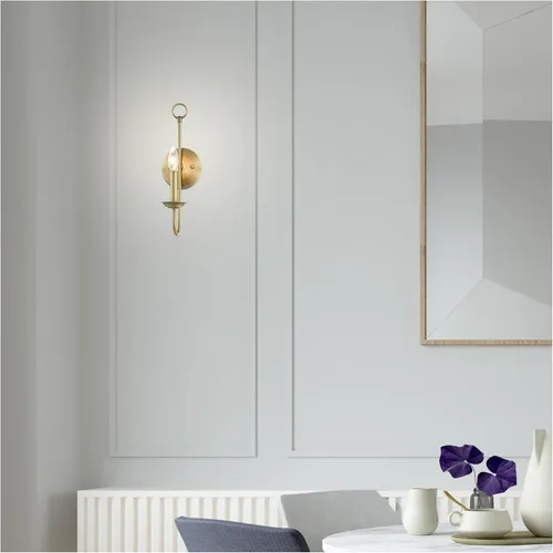 Vista 11 de Livex Lighting 42681-01 - Aplique de pared de latón antiguo (1 luz)
