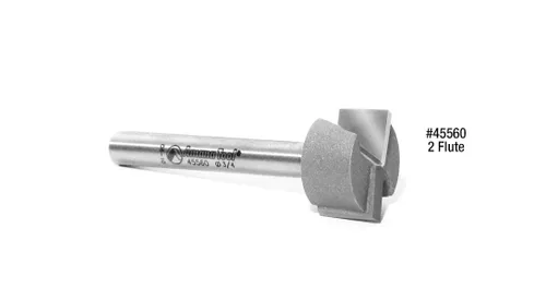 Vista 4 de Amana Tool - 45566 Limpieza inferior con punta de carburo/Spoilboard 1-1/2 Dia x 5/8 x 1/2