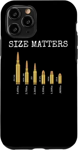 Vista 29 de Ammo & Gun Lover Shirt, Size Matters, Bullets & Caliber Case for iPhone 17