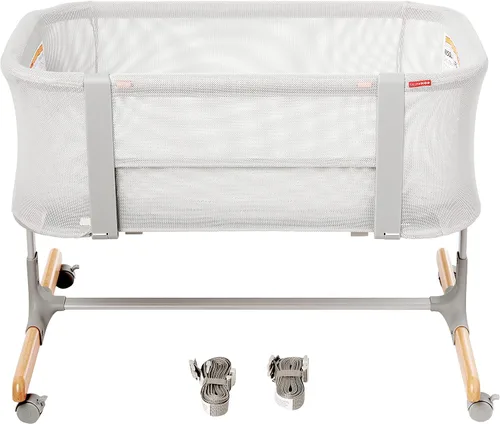 Vista 2 de Skip Hop Cuna para bebé, Cozy Up 2 en 1 cama y moisés, gris