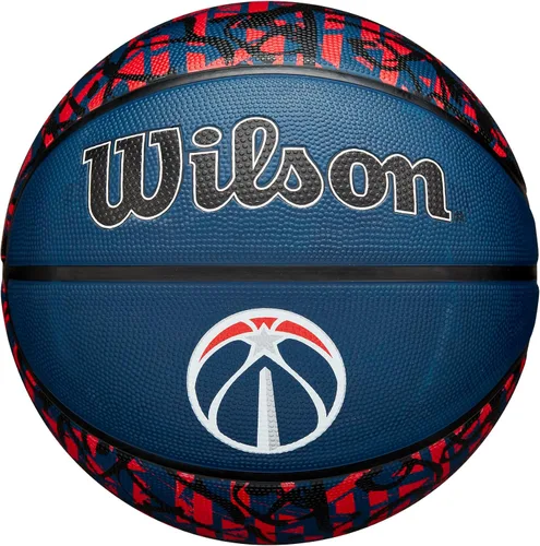 Vista 35 de Wilson NBA Team Balones de baloncesto con diseño de grafiti - Talla 7 - 29.5