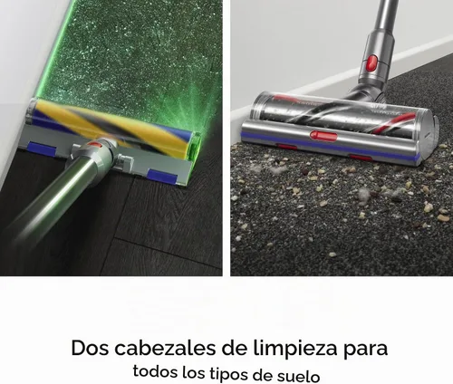 Vista 6 de Dyson V15 Detect - Aspiradora inalámbrica (amarillo/níquel)