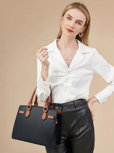 Vista 3 de Carteras y bolsos para mujer, bolso de mano de moda con asa superior