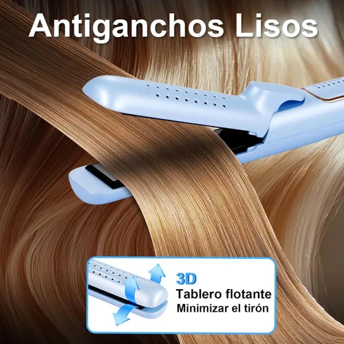 Vista 6 de Plancha rizadora y rizadora de flujo de aire para cabello corto a largo
