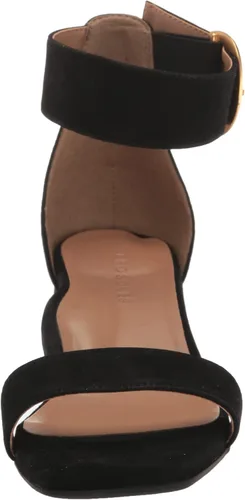 Vista 2 de Aerosoles Sandalia de tacón elegante para mujer, Gamuza negra
