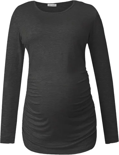 Vista 3 de Smallshow - Camisas de maternidad de manga larga para embarazo 3