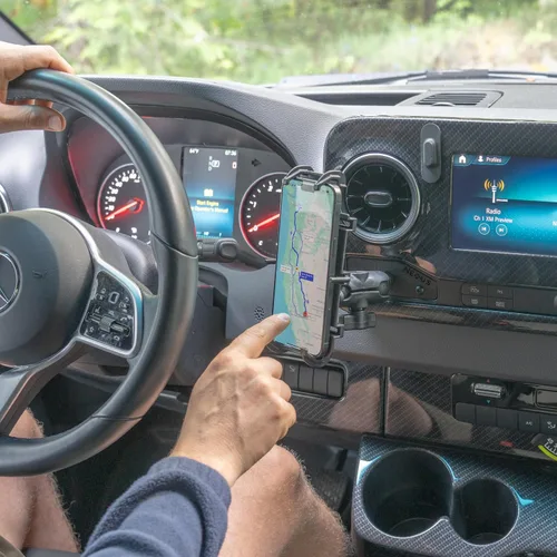 Vista 3 de NEXUS Adaptador de cubículo para VS30 Mercedes-Benz Sprinter Van (lado del conductor de bola de 1 pulgada)