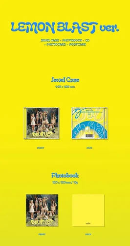 Vista 3 de Dreamus KEP1ER - DOUBLAST (2nd Mini) Joyero ver CD (Blue+Lemon Blast ver 2 SET), 6.811 x 9.449 in, CMAC11749