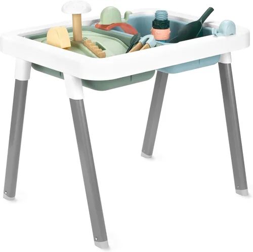 Vista 5 de Skip Hop Sillas de actividades para niños pequeños con pies antideslizantes, juego de 2, color blanco
