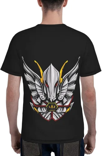 Vista 5 de Saint Anime Seiya - Camiseta de manga corta para hombre, suave, casual, unisex, cuello redondo, camiseta de entrenamiento