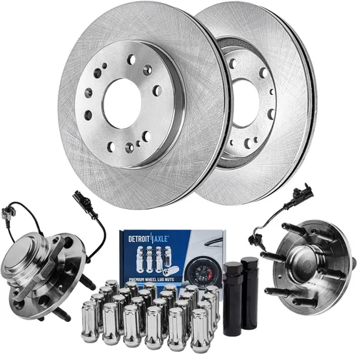 Vista 43 de Detroit Axle - Kit de freno delantero para Honda Odyssey 1999-2004 2001-2002 MDX Rotores de freno de disco Pinza de freno de disco con soporte