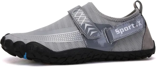 Vista 2 de Zapatos acuáticos transpirables de secado rápido para mujer y hombre, calcetines acuáticos suaves para senderismo, natación, playa, surf, yoga