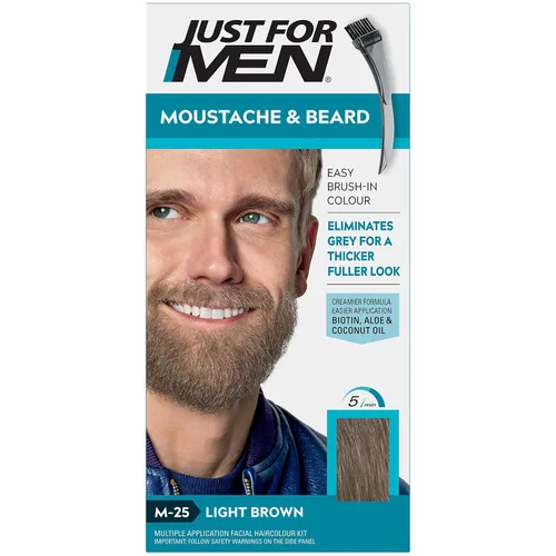 Vista 17 de JUST FOR MEN Gel de color para bigote y barba M-45, marrón oscuro 1 cada uno (paquete de 2)