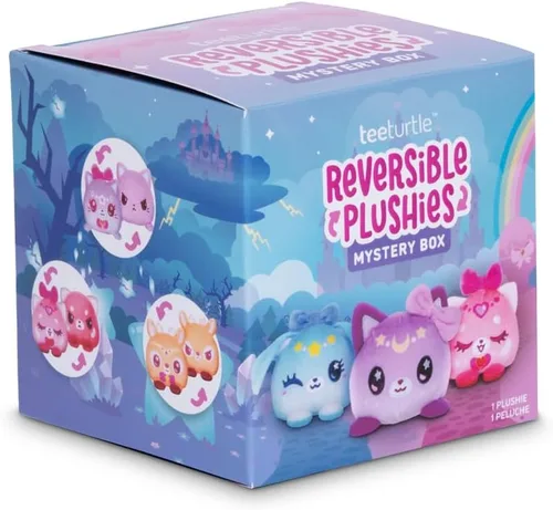 Vista 18 de TeeTurtle Godzilla - Caja ciega reversible de peluche de 3 pulgadas, lindo animal de peluche suave Kawaii