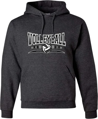 Vista 33 de Go All Out Sudadera con capucha para hombre y mujer con diseño fresco de voleibol