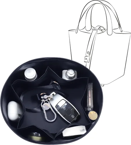 Vista 22 de Se adapta a Picotin 18 bolsas, inserto organizador de bolso de seda de alta calidad, suave al tacto y ligero, organizador de lujo con caja de regalo