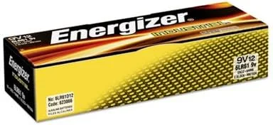 Vista 4 de Energizer (R) Pilas industriales alcalinas de 9 voltios (paquete de 3 (12 baterías cada una))