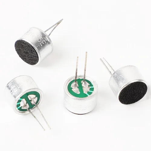 Vista 4 de uxcell 8 unids cilíndrico electret condensador micrófono Pickup 85dB a través del agujero mini electret condensador micrófono con 2 pines
