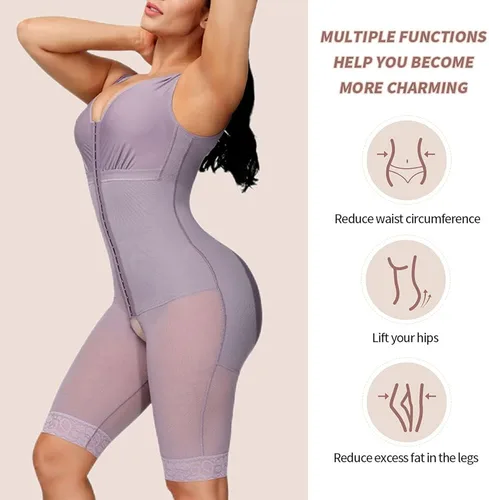 Vista 3 de M MYODRESS Fajas Colombianas - Modeladora de cuerpo completo para mujer