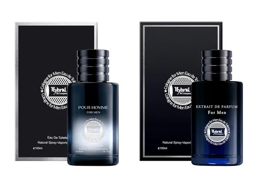 Vista 15 de Hybrid & Company Hombres 2 Pcs Courageous Into Infinity Eau De Perfum Vaporisateur Natural Spray