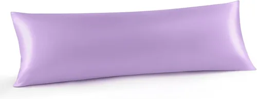 Vista 20 de INFIIXSO Funda de almohada de seda de morera, para cabello y piel, tamaño estándar, cremallera oculta, 20 x 26 pulgadas, suave y refrescante