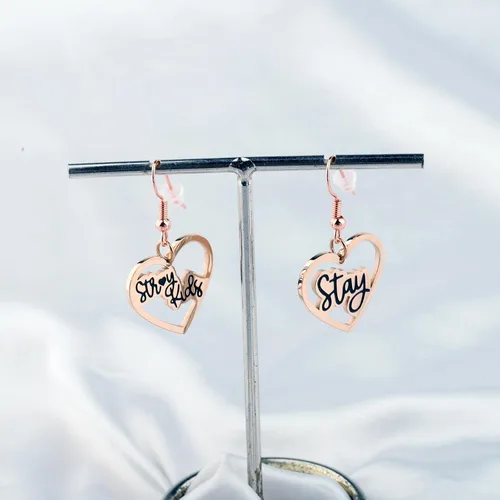 Vista 3 de Regalo para amantes de ídolos coreanos Pendiente de permanencia Mercancía de fan Stay Pendientes Stay Gold
