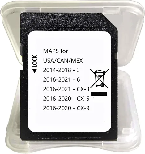 Vista 3 de Tarjeta SD de navegación más reciente para Maz-da 3 6 CX-3 CX-5 CX-9 Navegación SD Card Map USA/CA/MEX