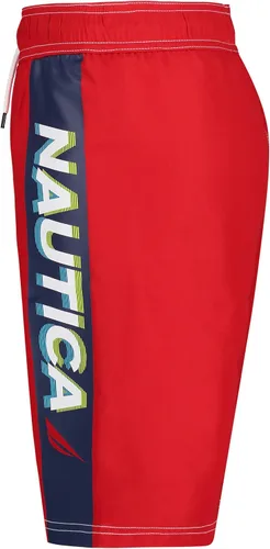 Vista 3 de Nautica Boys' Swim Trunk with UPF 50+ Sun Protection