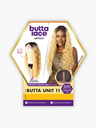 Vista 3 de Sensationnel Peluca de encaje frontal HD Butta Lace Unit 11 (1B)