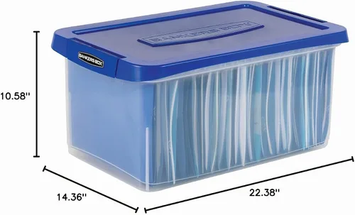 Vista 9 de Bankers Box - Caja de archivos de plástico resistente de 20 pulgadas, letra