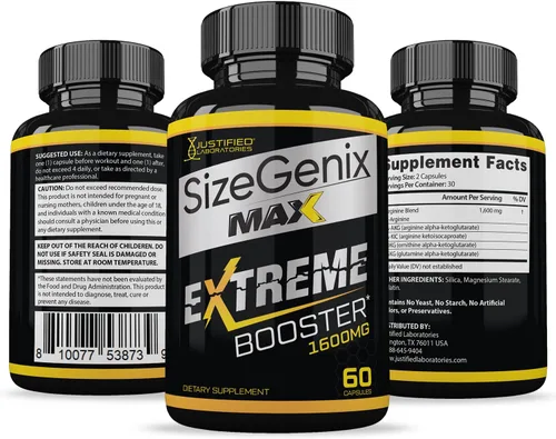 Vista 6 de Sizegenix Max 1600MG Advanced - Fórmula de salud para hombres 60 cápsulas