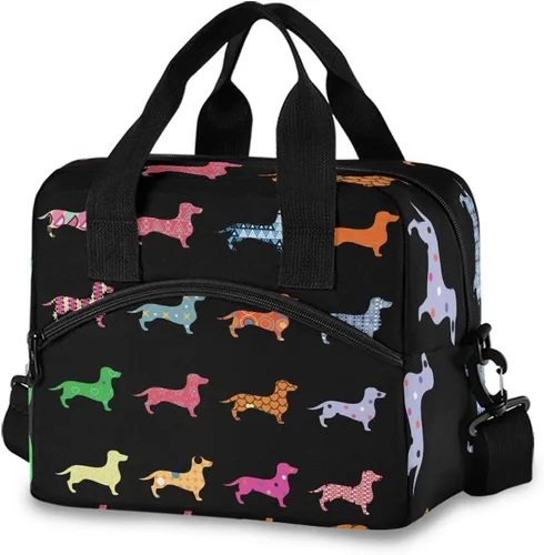 Vista 7 de Blueangle Lindas bolsas de almuerzo de perezosos para mujeres y hombres, bolsa de almuerzo, lonchera térmica resistente al agua, bolsa de almuerzo