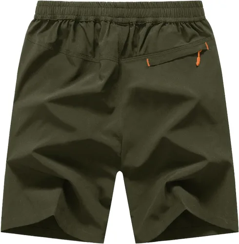 Vista 2 de TBMPOY Pantalones cortos de senderismo para hombre de 7 pulgadas, de secado rápido, atléticos, gimnasio, deportes al aire libre, entrenamiento
