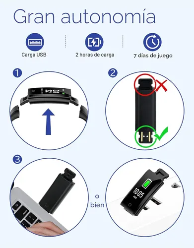 Vista 6 de GRV - Reloj de seguimiento de acondicionamiento físico sin Bluetooth, sin aplicación, sin teléfono requerido; impermeable, reloj con podómetro