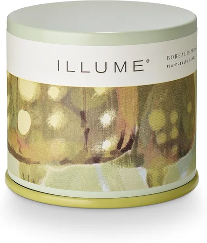 Vista 15 de Illume, Vela Leche de Coco Mango Demi Vanity Tin 3 onzas