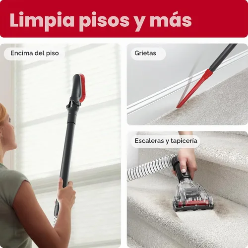 Vista 5 de [Usado] Hoover WindTunnel Cord Rewind Pro Aspiradora sin bolsa, vertical