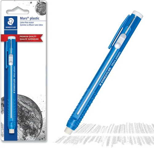 Vista 7 de STAEDTLER Mars - Recambios de goma de borrar de plástico sin látex, repuestos para soporte recargable, hogar, escuela y oficina, blanco, paquete de 2