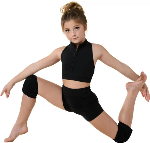Vista 5 de Danz N Motion Rodilleras de animación y danza, protección de rodilla que absorbe los golpes