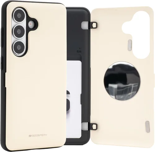 Vista 40 de GOOSPERY Funda tipo cartera para Samsung Galaxy S22 Ultra, [tarjetero] parachoques magnético de puerta con cierre automático, cubierta protectora
