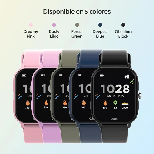Vista 5 de Cubitt Teens - Reloj inteligente con rastreador fitness para adolescentes, con monitor de frecuencia cardíaca, presión arterial, oxígeno en sangre