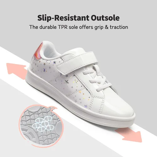 Vista 4 de DREAM PAIRS Tenis para niñas y niños pequeños, tenis para caminar y caminar